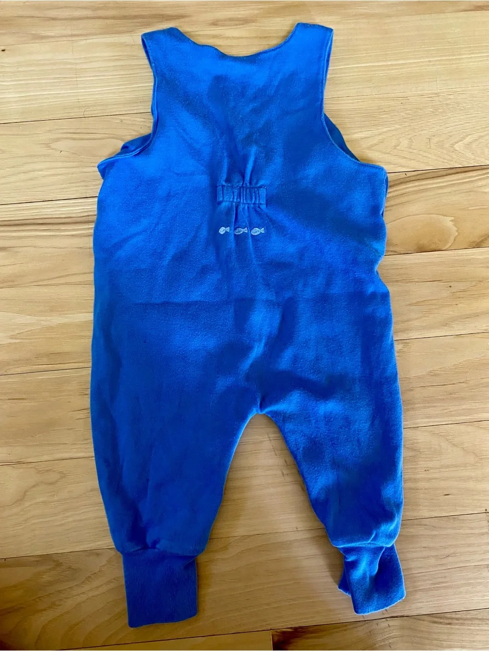 Vintage Carters Baby Whale Overall Romper 6-9 Months